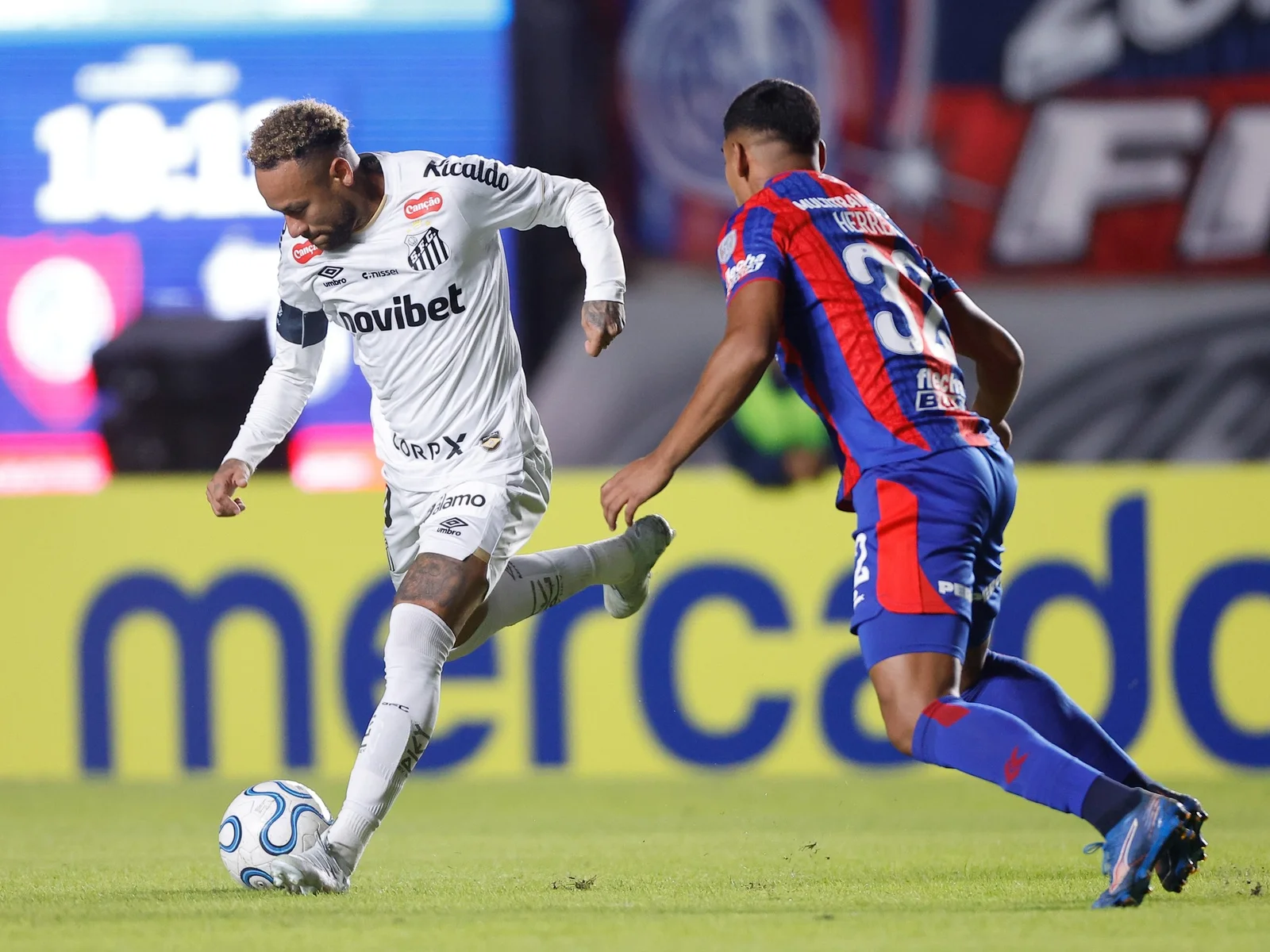 San Lorenzo empató con el Santos de Neymar y dejó pasar una gran chance en casa