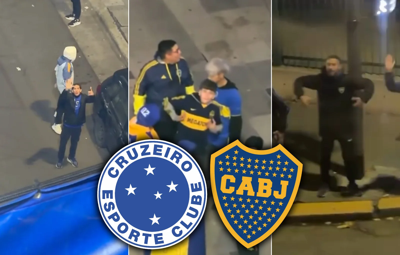 Repudiable: denunciaron gestos racistas de hinchas de Boca contra fanáticos de Cruzeiro